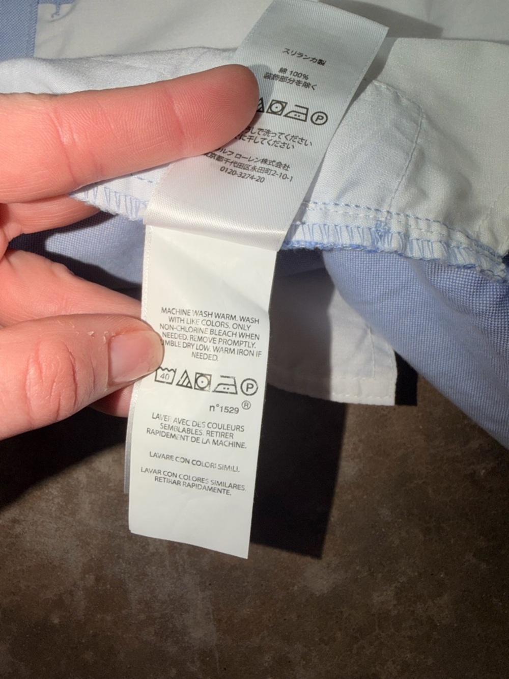 Polo by Ralph Lauren - Blue Chino Shorts - Size 12 - Picture 10 of 11